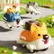 Press and Go Auto-Spielzeug, Hund, Tier, Baby, sensorisches Spielzeug mit Farberkennung, frühe