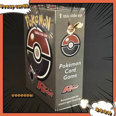 Pokémon Folie Team Rocket Classic Base Set Proxy Card für Unterhaltungsspiele PKM Brettspiele Ganzes Image