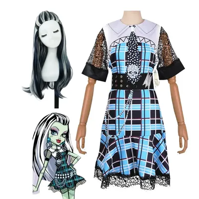 Anime Frankie Stein Cosplay Frankie Stein Kostüm Perücke Halloween Anime Kleidung Image