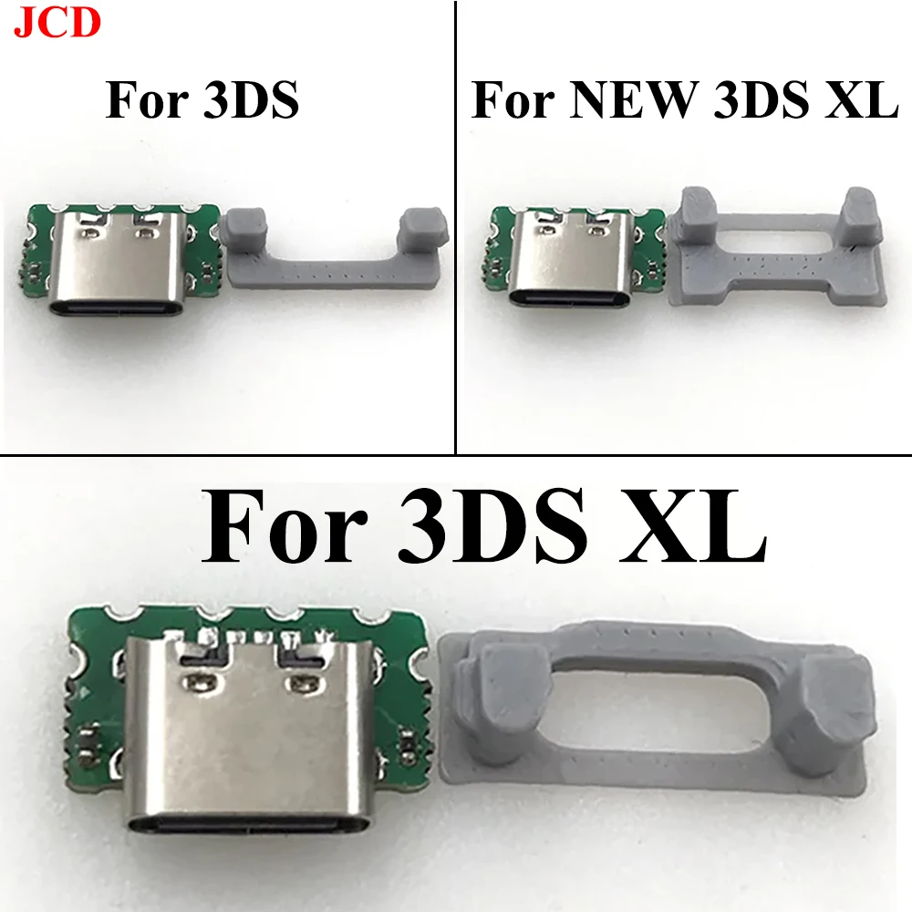 1 Stück 2-in-1 USB-C USB Typ-C Ladeanschluss für Nintendo 3DS New 3DS XL LL Image