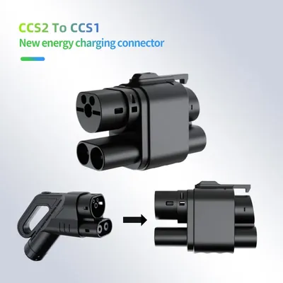 RIYS EV-Ladegerät-Adapter CCS2 auf CCS1 DC Schnellladung 250 A für Elektrofahrzeuge PHEV Image
