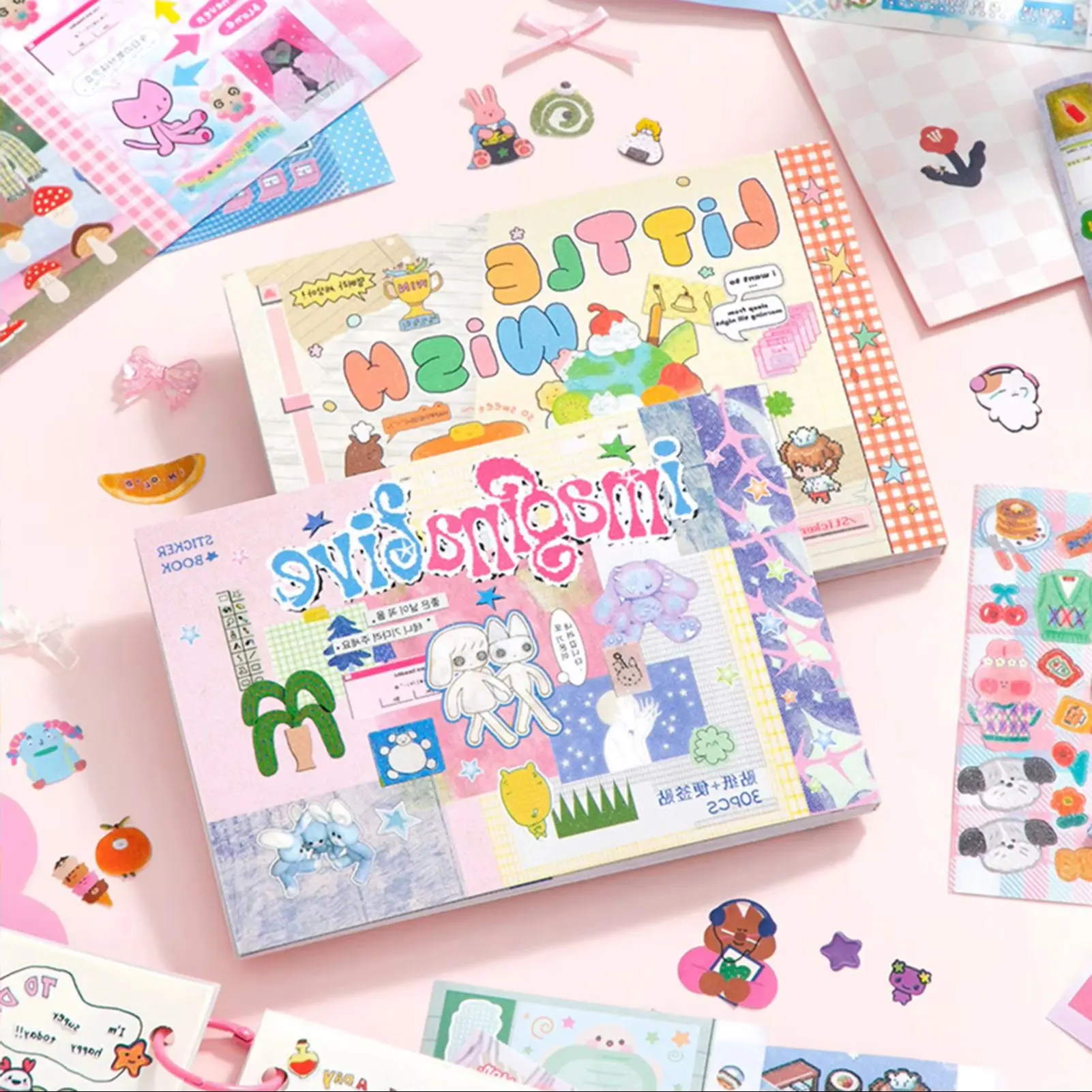 Xin Mo Shuang Zauber Scrapbook Aufkleber Koreanische Ins Wind Traum Graffiti Stil Kunst Diy Handwerk Fotoalbum Material Notizen Image