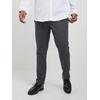 Chinohose "JPSTMARCO JJCOOPER CHINO NOOS PLS", Herren, Gr. 50, Länge 32, grau (dunkelgrau melange), Web, Obermaterial: 52% Polyester, 21% Nylon, 17% Viskose, 10% Elasthan, JACK & JONES PLUSSIZE, unifarben, modisch, slim fit knöchellang, Hosen