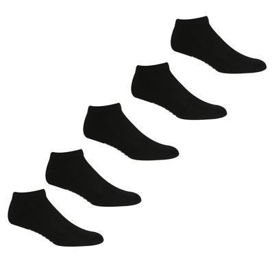 Regatta Unisex Erwachsene Trainer Socken (5er Pack) (Schwarz) Image
