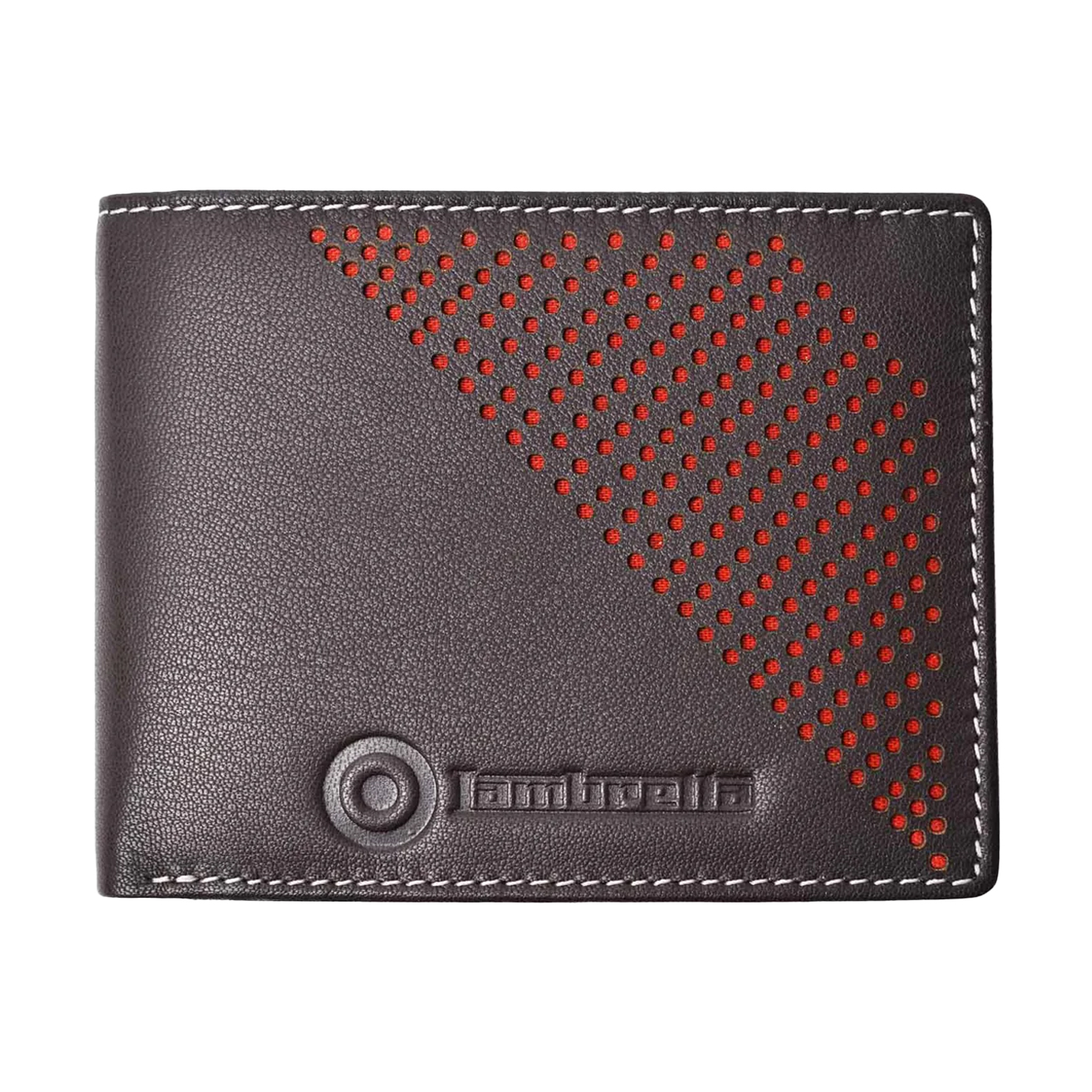 Lambretta - Leder Brieftasche Gestanzt (Dunkelbraun) Image