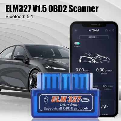 ELM327 Mini Code Reader Dual Mode For IOS/Android Car Diagnostic Scanner OBD2 Interface Adapter Bluetooth V1.5 Detector