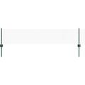Posti Recinzioni 11 pcs U-Channel Verde 40 cm Acciaio, Recinzione Esagonale Verde 0.4x50 m Acciaio
