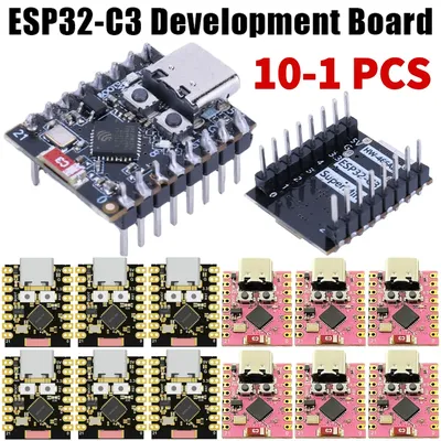 10-1PCS ESP32-C3 Development Board SuperMini ESP32 WiFi Bluetooth-Compatible Dual mode Board