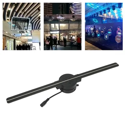 3D Hologram Fan 16.5in 2000x224 WiFi 3D Projector with 224 LED Light Beads for Business Store