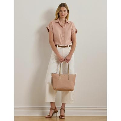 Keaton Medium Tote Bag in Polyamide and Leather
