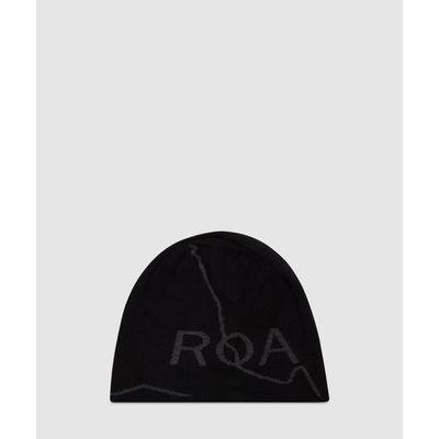 Logo Beanie - Black - Roa Hats