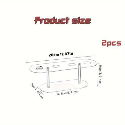 TEMU Elegant Acrylic Dessert Display Stand - Ideal For Ice Cream, Cones & Crispy Treats | Weddings, Birthdays, Parties & Festive Decorations Image