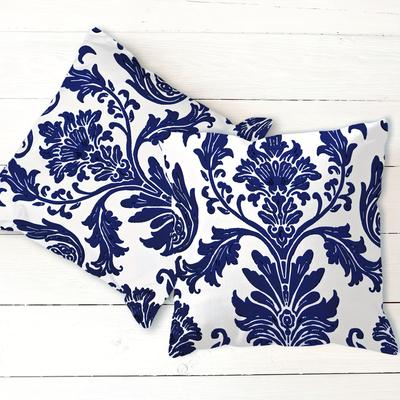 TEMU 2pcs Pillow Cover, Sofa And Chair Cushion Cover, Soft And Comfortable, Suitable For Decoration, Polyester Material, No Pillow , Zipper Opening And Closing Image