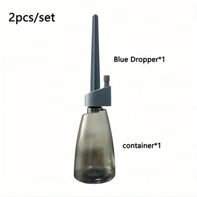 TEMU 2pcs/set Automatic Plant Watering System , Adjustable Flow Rate, Plastic Material, Suitable For Indoor And Outdoor Potted Plants, No Electricity Or Battery Required Image