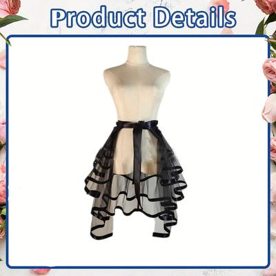 TEMU Stage Performance Game Costume With A Puffy Skirt And Elastic Half-length Design. Image