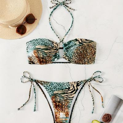 TEMU Women's Bikini Swimsuit Set Fashion Yoga Outfit Image
