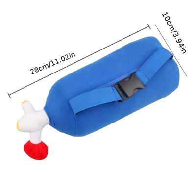 TEMU Pillow, Cylindrical Neck Support Cushion, Polyester Fiber, Motorcycle Decorative Gift, Comfortable , Design, Perfect Gift For Drivers And , Accessory | Decorative Pillow | , Image
