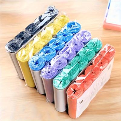 TEMU 5 Rolls Of Disposable Garbage Bags - The For Cleaning Homes, Kitchens, Offices And Restaurants Image