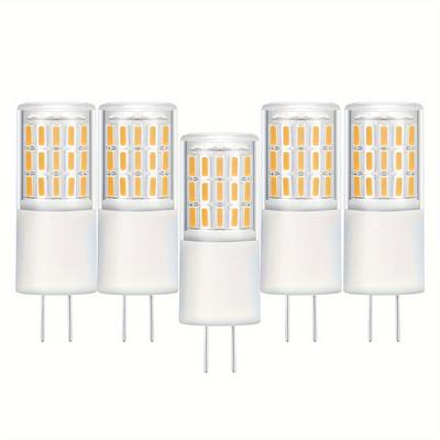 TEMU G4 Led Lamp 3w, Warm White 2700k, Cold White 6000k, 45 Leds, 12v, G4 Bi Pin Base Bulb, Dimmable Without Flickering, 360° Beam Angle, Home Lighting Bulbs, Pack Of 5, Pack Of 10 Image