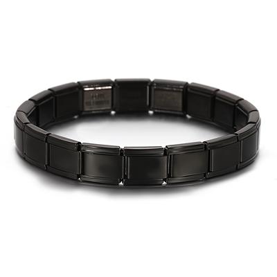 TEMU Stainless Steel Golden Elastic Bracelet, Color Layered Bracelet, Suitable For Women And Men Exquisite Gifts For Valentine's Day Image