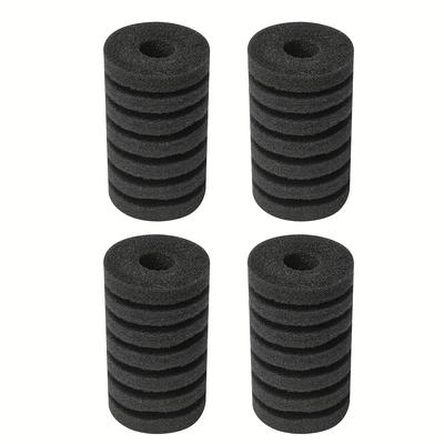 TEMU 4pcs Foam Filter Media For Aquariums - Ideal For Xy-2830/xy-2831/pk002 Filters, Fish Tank Aeration Systems, Fish Tank Maintenance | Sponge Filter Media | Foam Texture Image
