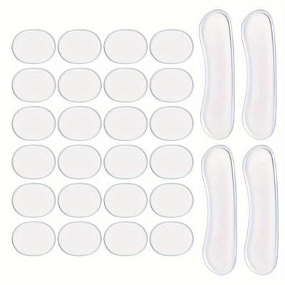 TEMU 28pcs Transparent Drum Dampeners Get Clear Drum Tones Gel Pads Silicone Drum Silencers Drum Dampening Pads Drum Mute Pads For Drums Cymbals Tone Control Image