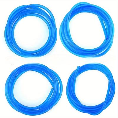 TEMU Set Of Line Kits Lawn Mowers In 4 Sizes: 3/32 X 3/16, 1/8 X 9/16, 1/8 X 1/4, And 0.080 X 0.140. This Universal Fuel Hose Is Suitable Carburetors And In A Length Of 1.5 Meters. Image