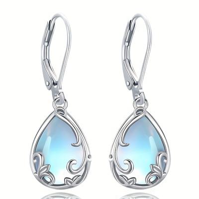 TEMU A Pair Of S925 Sterling Silver Women's Fashion Earrings Suitable For Everyday Wear, A Low-allergy Jewelry Gift For Women. Image