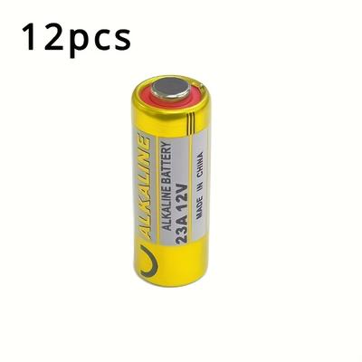 TEMU 6pcs/12pcs 23a 12v Alkaline Non-rechargeable Single Use Batteries, V23ga L1028 Gp23a Lrv08, For Doorbells, Alarm Clocks, Car Keys, Toys Image