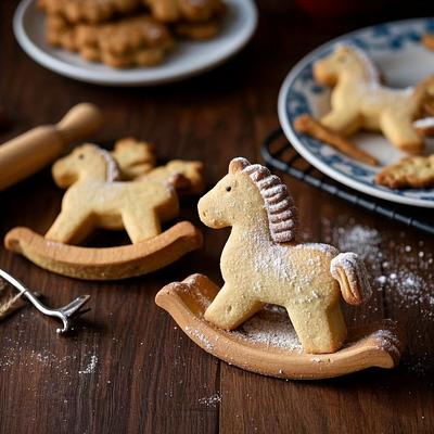 TEMU Whimsical Horse-shaped Stainless Steel Cookie Cutter Set Of 1 - Diy Baking Mold, Suitable For Adorable Animal , And , Creative Image