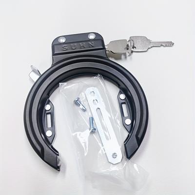 TEMU Outdoor Cycling Anti-theft Steel Pipe Lock, Special For Road And Mountain Bikes, Cut-resistant Code Lock, Portable Circle Lock, Cycling Anti-theft Accessorie Image
