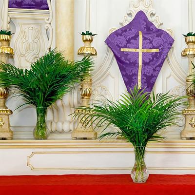 TEMU 20/40pcs Of Lifelike Green Tropical Plant Leaves With Artificial Stems, Hawaiian Luau. Monstera Leaves And Leaves Are Ideal Decorations For Parties, Showers, Weddings, And Birthdays Image