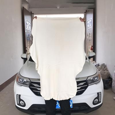 TEMU 1pc Premium Sheepskin Car Cleaning Cloth, 23.62x35.43 Inches, Super Absorbent And Thick, Quick Drying, No , Great For Vehicle Interior And Home Organization - White, No Power Required For Use Image