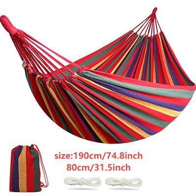 TEMU Outdoor , 450 Lbs Capacity, And Portable, Includes Tree Strap And Storage Bag, Camping, Patio, Backyard, Indoor Use Image