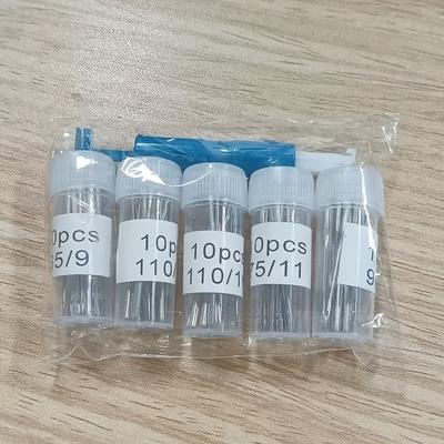 TEMU Diy Sewing Machine Needle Set For Home Use, Featuring Types Of Vintage Needles, Packaged With A Threader. Image