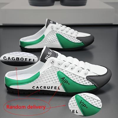 TEMU Men's Slip-on Casual Shoes | Pu Upper With Breathable Fabric Lining | Rubber Sole & Eva Insole | Stylish | Versatile For Indoor, Vacation & | Image