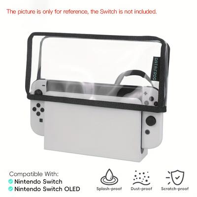 TEMU Premium Protective Cover Set For Switch Oled Console, Dock & Ns- Universal Dustproof Case Accessories