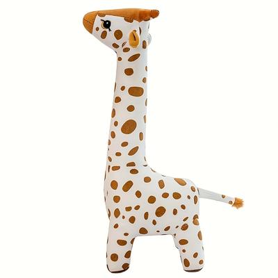 TEMU Adorable Spotted Giraffe Plush Pet Toy - Ideal For Cat And Dog Companion Play, Suitable For Of All Breed Sizes Image