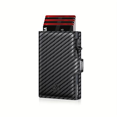 TEMU Men Wallet Front Pocket Rfid Blocking Card Holder Gift For Men Image