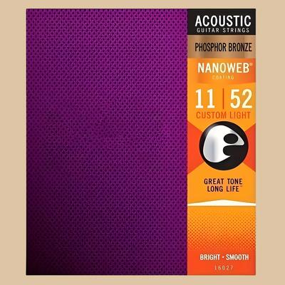 TEMU 6pcs Set Of Acoustic Guitar Strings, Tone And , Suitable As A Holiday Gift