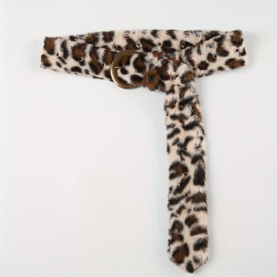 TEMU Leopard Print Belt For Japan And South Korea Special Use Image