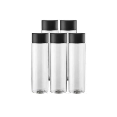 TEMU 5pcs 400ml/13.53oz Bottles With Lids, Portable Smoothie Bottles Ideal For Juice, Milk And Other Beverages, For Travel, Camping, Picnic Image