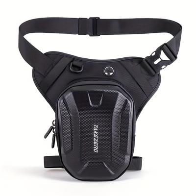 TEMU Motorcycle Leg Bag Waist Bag - Knight Motorcycle Hard Shell Bag - Sports Backpack, Eva Hard Shell - Zippered Closure - Suitable For Camping, Hiking And Outdoor Exploration - For Men And Women Image