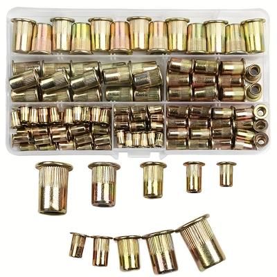 TEMU 102pcs Professional Rivet And Nut Tool Sets - For Metal, Home Diy Projects, Reliable Performance - Durable And Versatile Hand Tools For A Of Applications Image