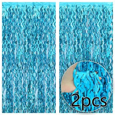 TEMU 2pcs Banner, 3.28x6.56ft - Ocean Theme Party Backdrop With Shark And Coral Balloons, Ideal For Under The Sea, Beach, Summer Pool Parties, Birthdays, Weddings, And , Beach Accessories Image