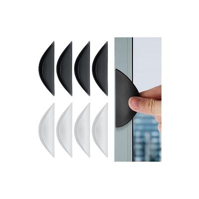 Csparkv - 8,2 x 3,9 cm, 8 Stück, selbstklebende Türgriffe, selbstklebende Balkontürgriffe, Image