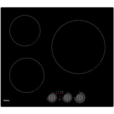 Amica - Induktionskochfeld 58cm 3 brenner 5500w schwarz aim3530 Image