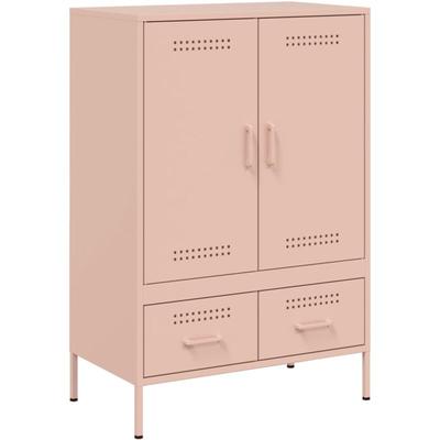 Vidaxl - Highboard Rosa 68x39x101,5 cm Stahl Image