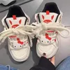 Sanrio Hello Kitty Cartoon Damenschuhe Soft Girl Cute Chic Street Student Vielseitige Casual