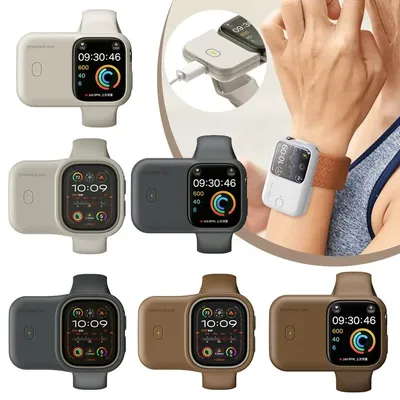 Tragbare Sportuhr, kabellose Ladebox für Apple Watch, Powerbank, kompatible Modelle, 15 Stunden Image